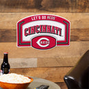 Cincinnati Reds USA Embossed Steel Wall Sign, 11" x 17"