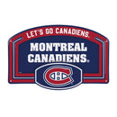 Montreal Canadiens USA Embossed Steel Wall Sign, 11" x 17"