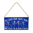 New York Rangers Halloween Wood Wall Sign, 6x11