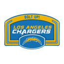 Los Angeles Chargers USA Embossed Steel Wall Sign, 11" x 17"