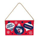 Cleveland Guardians Holiday Wood Wall Sign, 6x11