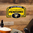Pittsburgh Penguins USA Embossed Steel Wall Sign, 11" x 17"