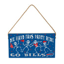 Buffalo Bills Halloween Wood Wall Sign, 6x11