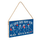 Buffalo Bills Halloween Wood Wall Sign, 6x11