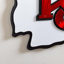 Kansas City Chiefs Layered Metal Wall Art