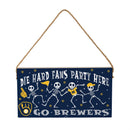 Milwaukee Brewers Halloween Wood Wall Sign, 6x11