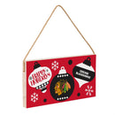 Chicago Blackhawks Holiday Wood Wall Sign, 6x11