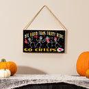 Kansas City Chiefs Halloween Wood Wall Sign, 6x11