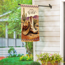 Wild West Suede House Flag