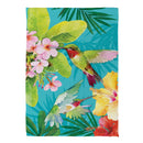 Paradise Birds Suede House Flag