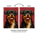 Pet Central Photo Dogs, Rottweiler Suede House Flag