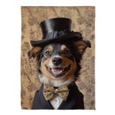 Sir Barkley Suede Garden Flag