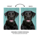 Pet Central Photo Dogs, Black Labrador Retriever Suede House Flag