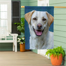 Pet Central Photo Dogs, Labrador Retriever Suede House Flag