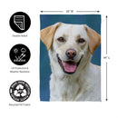 Pet Central Photo Dogs, Labrador Retriever Suede House Flag