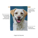 Pet Central Photo Dogs, Labrador Retriever Suede House Flag