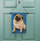 Camera Day Dogs, Pug Suede Garden Flag