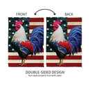 All American Rooster Suede House Flag