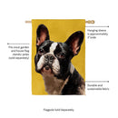 Pet Central Photo Dogs, French Bulldog Suede House Flag