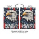 God Bless America Eagle Suede House Flag