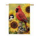 Sunflower Days Suede House Flag