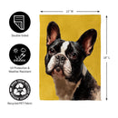 Camera Day Dogs, French Bulldog Suede Garden Flag