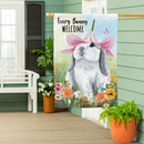 Bunny Blooms Flower Time Suede House Flag