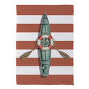 Oars & Canoe Front Back Suede House Flag