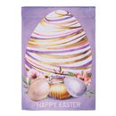 Faberge Easter Egg Suede House Flag