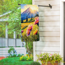 Amazing View Suede House Flag