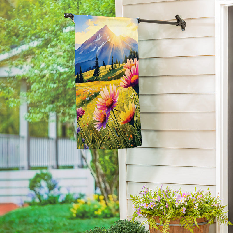 Amazing View Suede House Flag