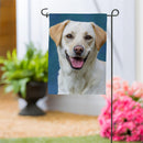 Camera Day Dogs, Labrador Retriever Suede Garden Flag