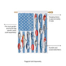 Fishing Life Suede House Flag