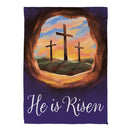 Empty Tomb Suede House Flag