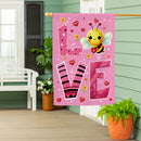 Bee Loved Suede House Flag