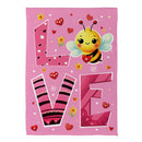 Bee Loved Suede House Flag