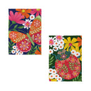 Bloom & Burst Butterfly Suede Garden Flag Front & Back