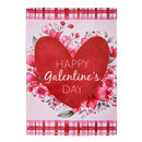 Happy Galentine's Day Suede Garden Flag