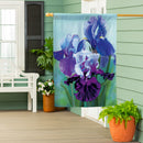 Vibrant Iris Suede House Flag