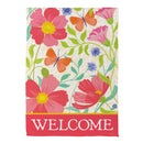 Wildflower Bunch Suede House Flag