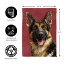 Pet Central Photo Dogs, German Shephard Suede House Flag