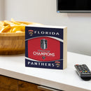 Florida Panthers, Stanley Cup 2025 Champions Plock, Down Home Fans, 6x6