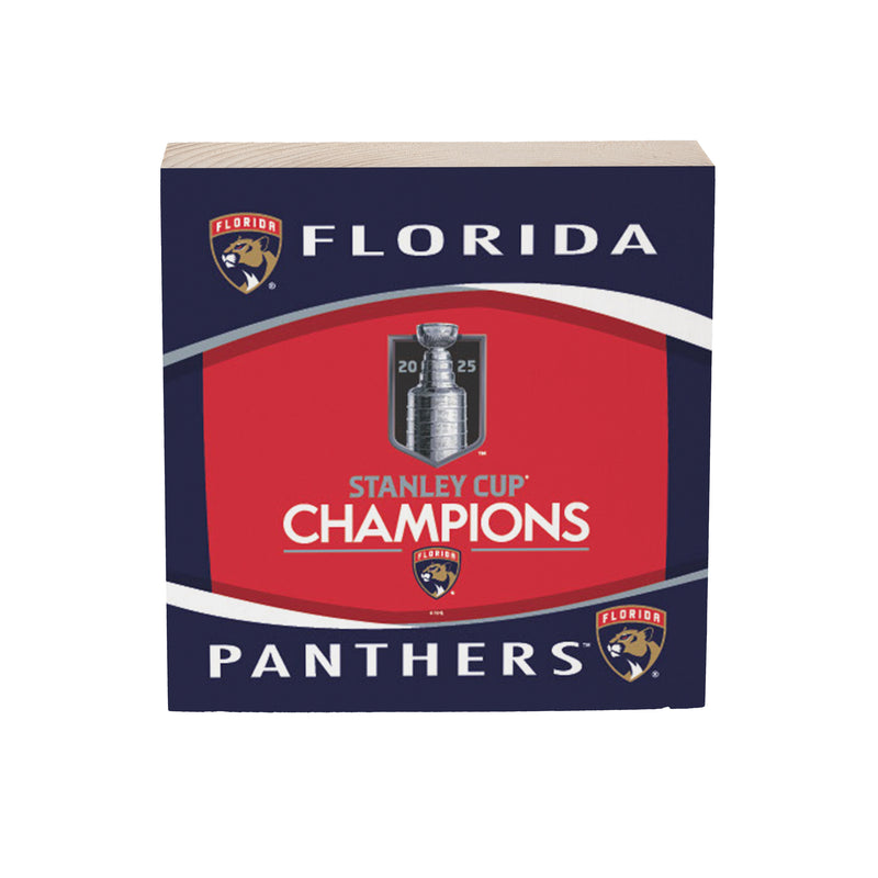 Florida Panthers, Stanley Cup 2025 Champions Plock, Down Home Fans, 6x6