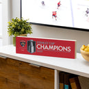 Florida Panthers, Stanley Cup 2025 Champions Mantle Sign, Down Home Fans, 5x18