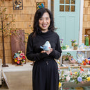 What She Shed Table Decor Ceramic Floral Bird, Asst of 2