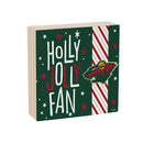 Minnesota Wild Plock, Holiday, 6x6
