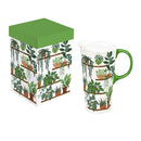 What Shed Shed Ceramic Perfect Cup, Plants, 17oz, Gift Box