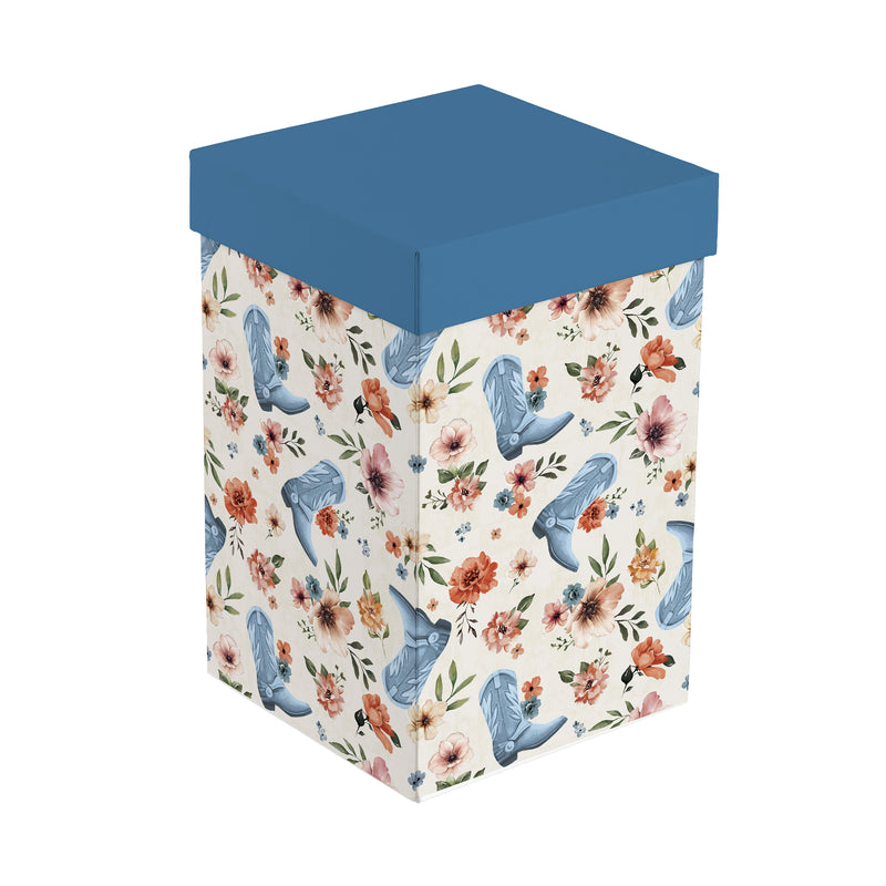 Petal & Plow Ceramic Perfect Cup, Cowboy Boots, 17oz, Gift Box