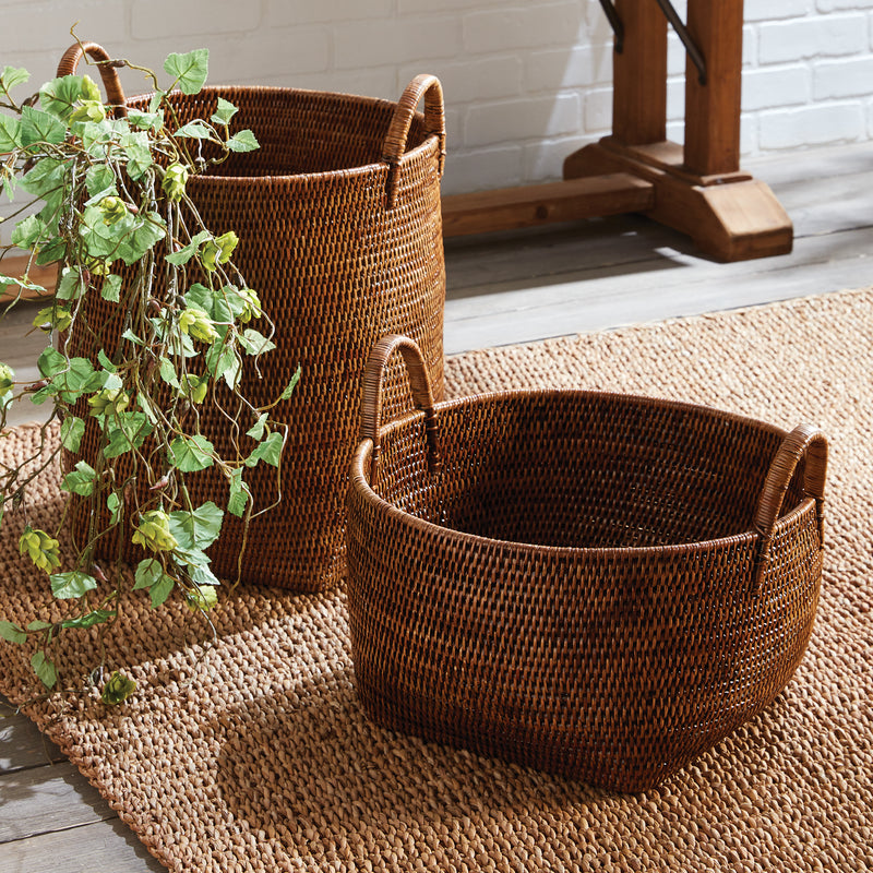 NAPA Home & Garden, BURMA RATTAN ORCHARD BASKETS, SET OF 2,TN203