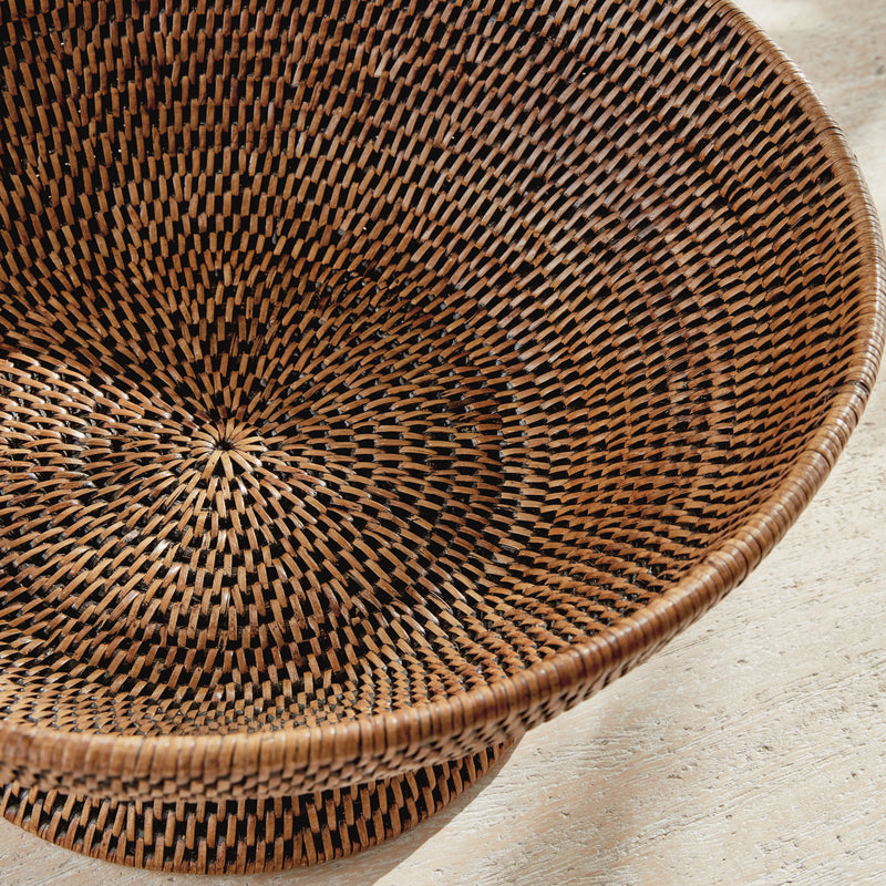 NAPA Home & Garden, BURMA RATTAN OFFERING BOWL,TN205